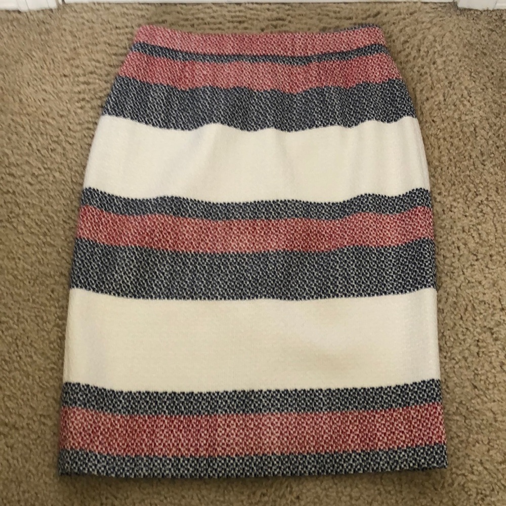 Red white and blue pencil skirt